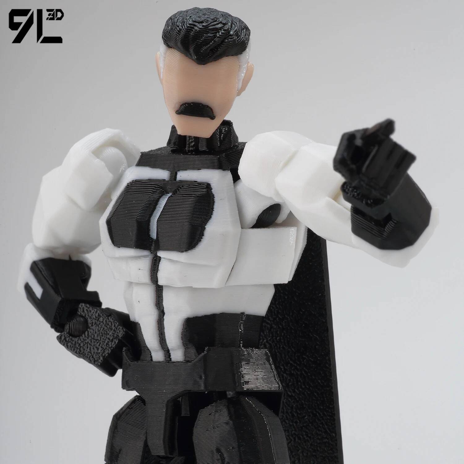 9L 3D Dummy13 Lucky13 Titan13 T13 Invincible Black And White Color Scheme Omni-Man Anime Multi-Jointed Toys Action Figures Gifts
