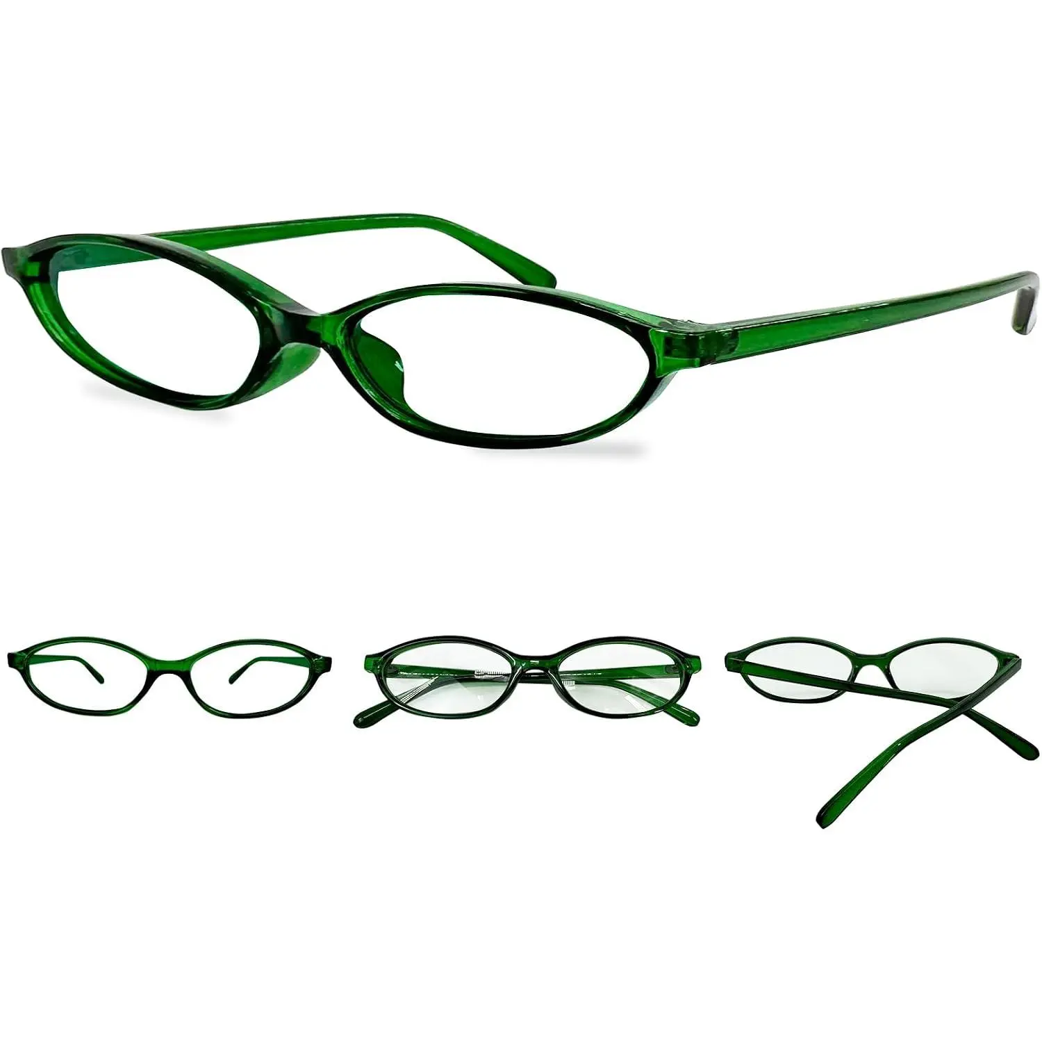 Retro Small Oval Glasses for Women Men 90s Small  Blue Light Eyeglasses  Y2K  Glasses