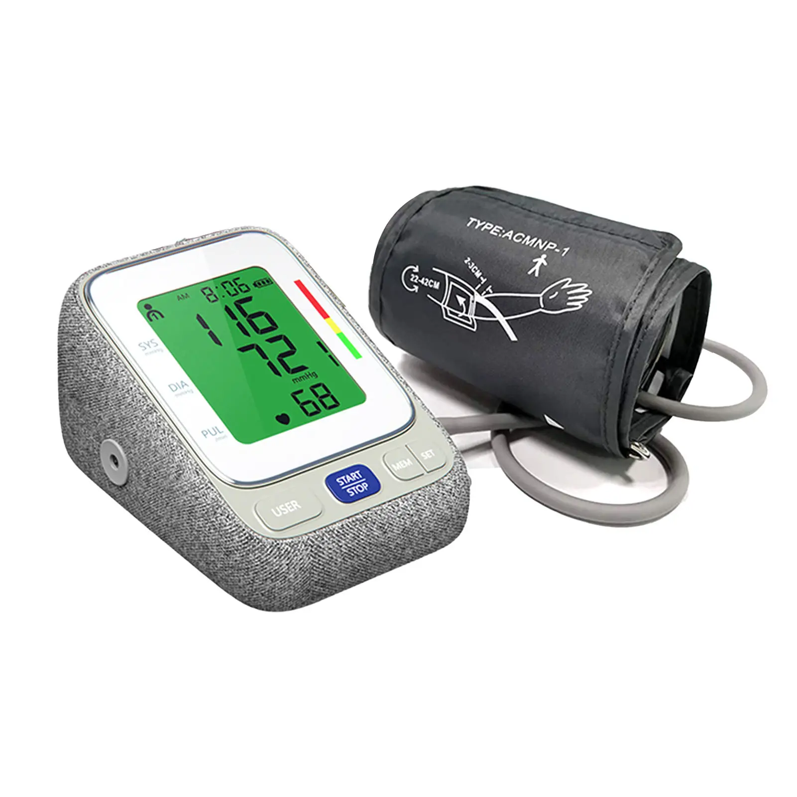 Blood Pressure Machine Upper Arm Electronic LED Screen Display Household Measurement Gauge FC-BP110