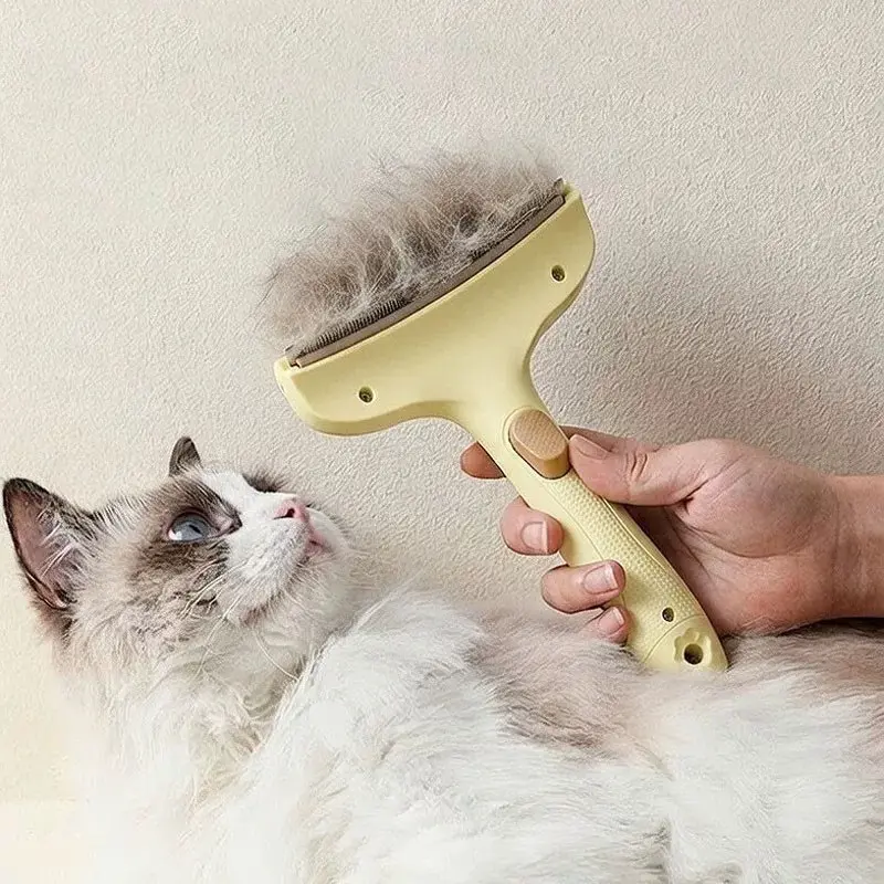Professional Pet Hair Knot Cutter Brush, Undercoat Remover Brush, Efficient Float Fur Removal, Undercoat Comb for Pets