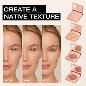 [2 Set] Soft Matte Concealer, Waterproof Full Coverage Cream for Hiding Freckles, Dark Circles, Acne Scars, Tear Troughs & Spots