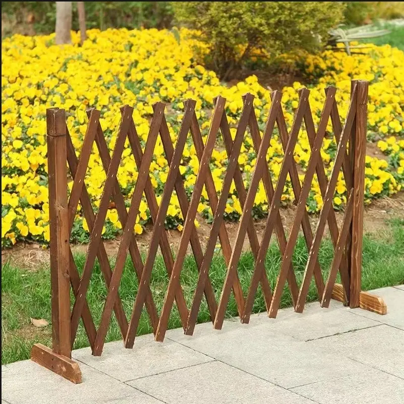 Outdoor Corrosion-Resistant Expandable Fence Divider, Portable Movable Grid Flower Stand, Garden Climbing Plant Support, Home Balcony Restaurant Barrier