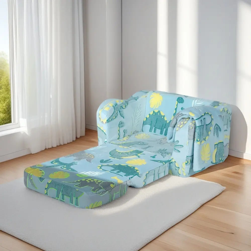 Toddler Couch for Kids, Modular Kids Play Couch Set, Convertible Foam Sofa for Toddlers, Fold Out Kids Sofa Bed, Comfy Baby Couch, Children's Playroom Furniture, Soft Indoor Lounge Chair, Kids Nap Couch, Creative Building Block Sofa for Bedroom Nursery Pl