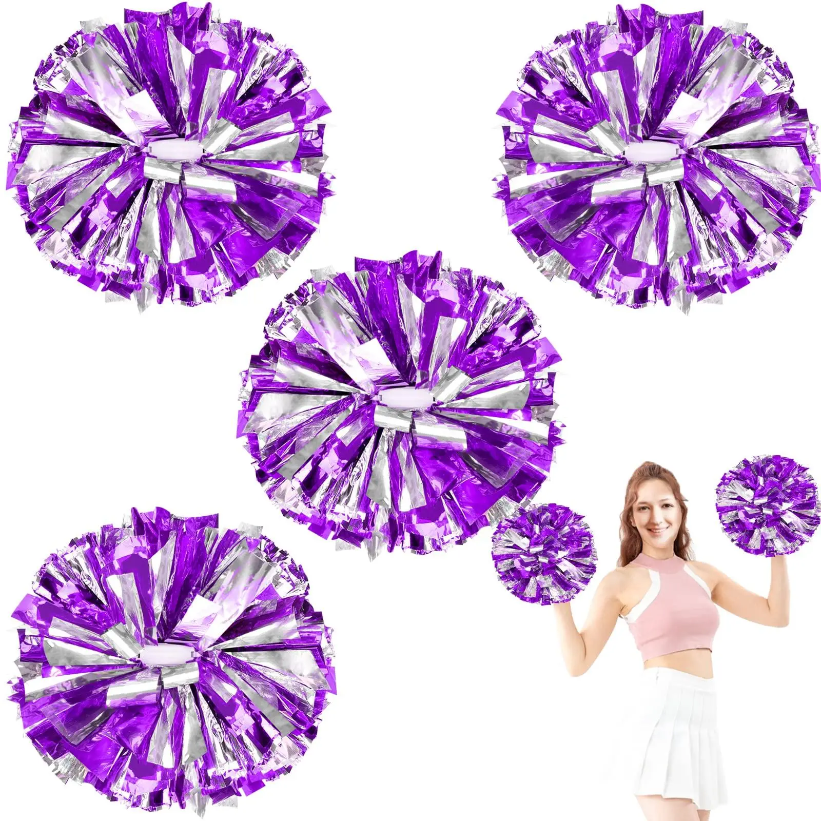 Purple and Silver