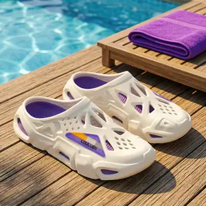 BDHJYDB New Men's Clog Sandals, Ultra Soft Cushion Sole, Beach& Driving Shoes