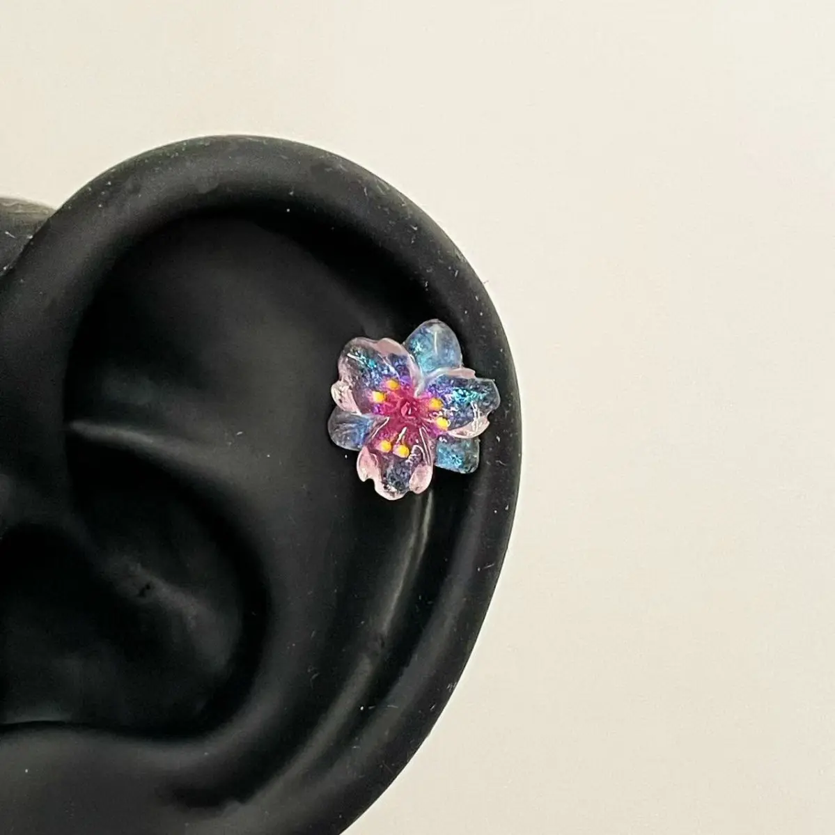 Five Petal Flower Stud Earrings| Lightweight Design| Everyday Wear