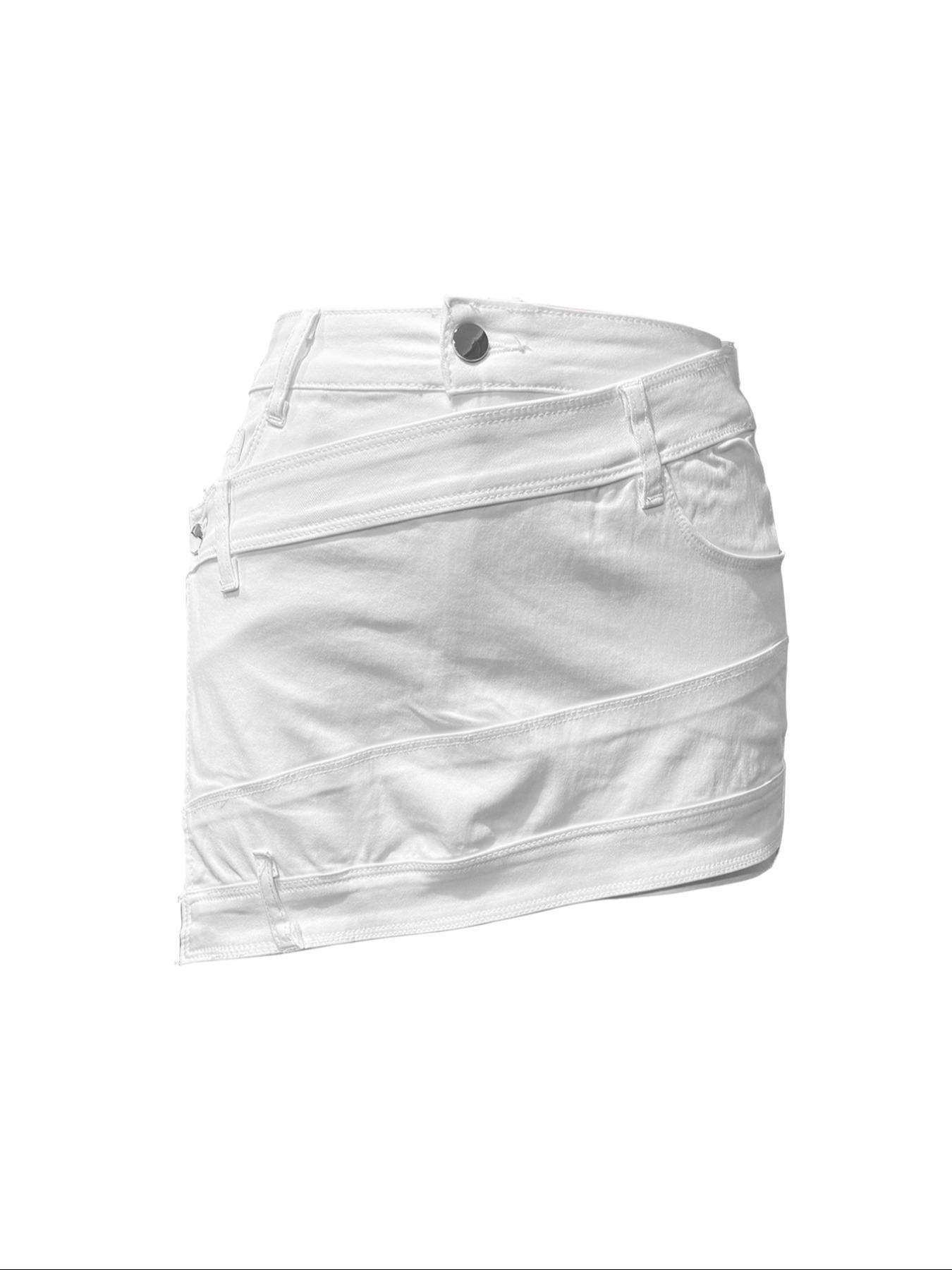 Women's Solid Button Pocket Skort Skirts, Fashion Casual PU Leather Bodycon Skort for Daily Outdoor Wear, Women Bottoms for Fall & Winter