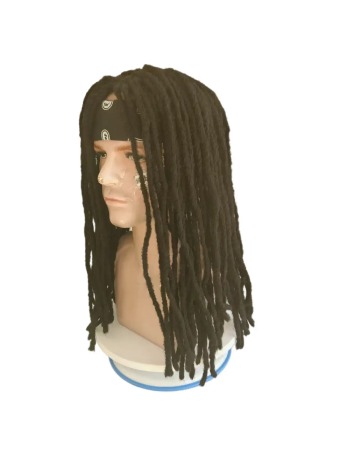 Unisex Carnival Wig, Synthetic Curly Wigs, Rastafari Style, 40cm, Fashion Hair Accessory, Wig Me Up 90674-Za103, Trendy Hairstyle for Men and Women