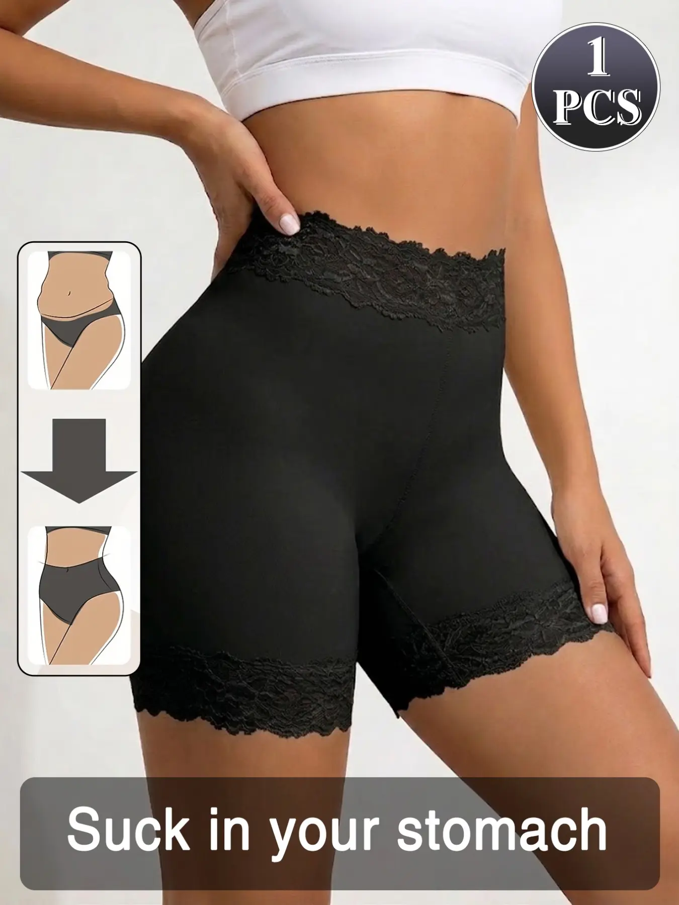 High-Waisted Solid Color Women's Briefs Panties, High Elasticity, Breathable, Seamless Design, Ideal for Yoga, Running, Cycling, Fitness, All Seasons, Underwear