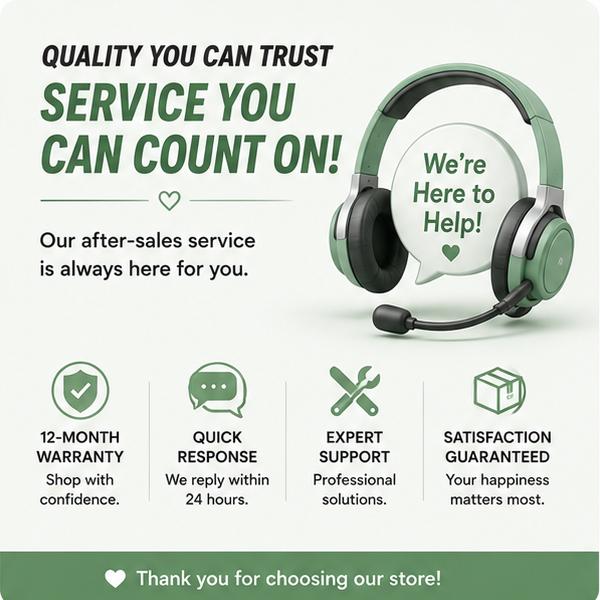 After-Sales Warranty Card – Friendly Customer Support & Easy Assistance