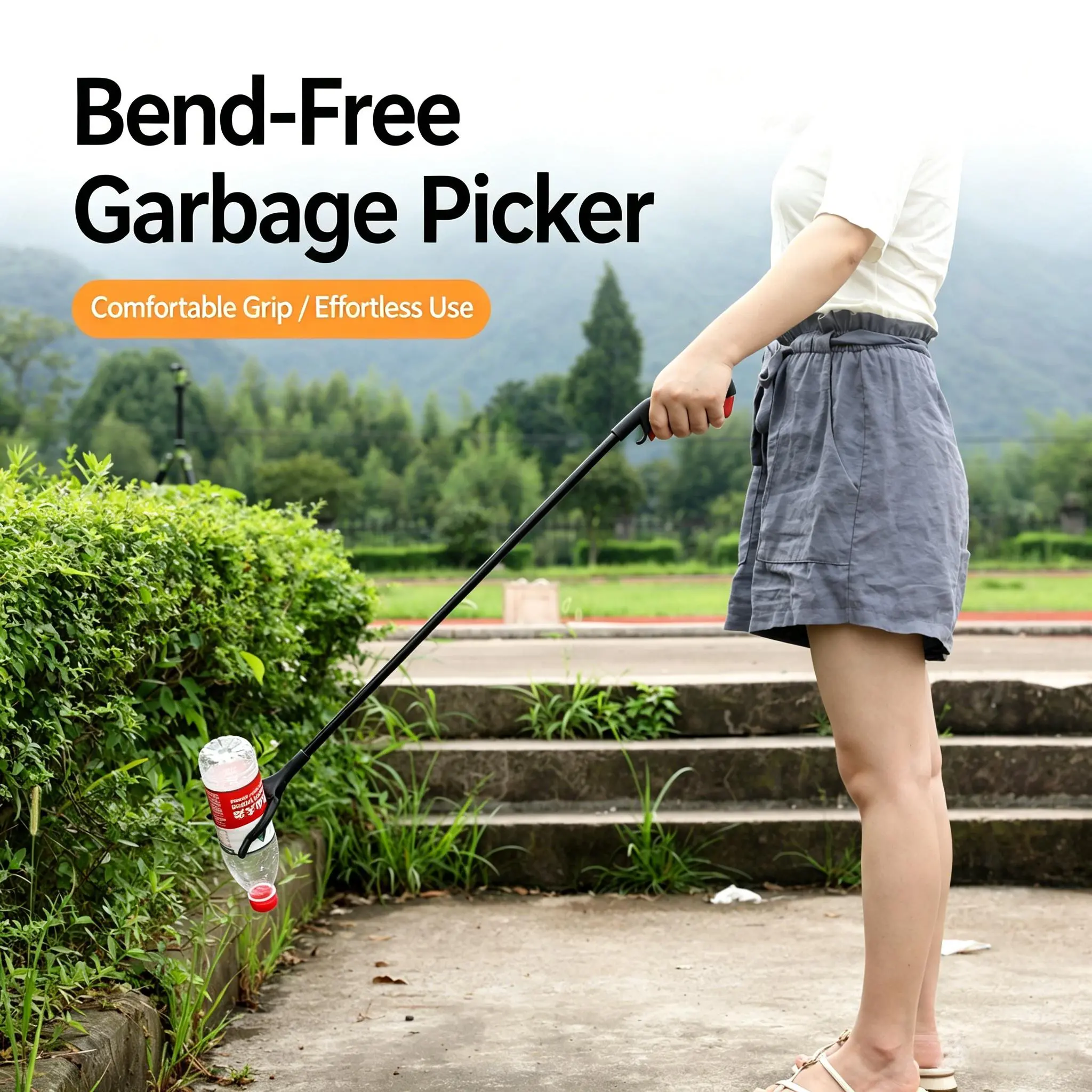 Grabber Reacher Tool - 43 Extra Long Foldable Gripper and Reaching Tool - Heavy Duty Pick Up Stick Grabbers for Seniors, Trash, Surgery Recovery Must Haves Gifts