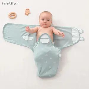 INSULAR New Summer Thick Swaddle 100% Cotton Newborn Infant Bags Wrapping Baby Sleep Sack Diaper Cocoon For Newborns Bags 1pc