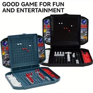 Two-Player Table Game Kid Interesting Black Warship Sea Ship Board Game Boys Toys, Educational Toy