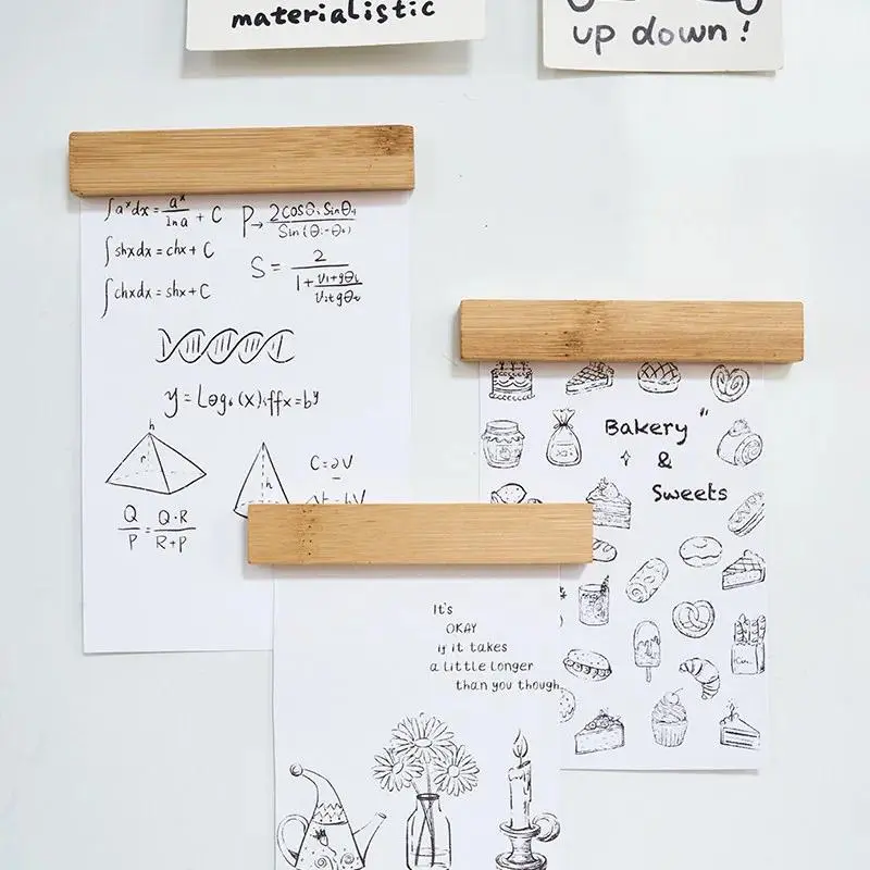 Japanese Style Minimalist Creative Magnetic Fridge Magnet Note Fixed Paste Home Decoration Souvenir for Pegboard