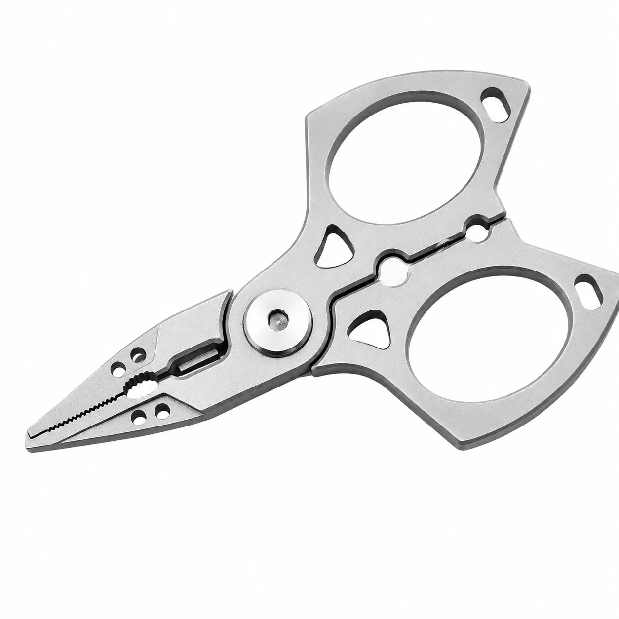 Heavy-Duty Stainless Steel Fishing Pliers for Lure Fishing: Multi-Function Line Cutter, Hook Remover, Split Ring Opener, and Wire Cutter—Ergonomic Grip, Corrosion-Resistant, Ideal for Freshwater and Saltwater Anglers