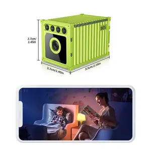 2026 Compact Mini Smart Home Camera - Local WiFi Indoor Security Camera with Motion Detection, Device Remote App Access, 32GB SD Card, Recording Support, Cloud & SD Storage for Home Monitoring