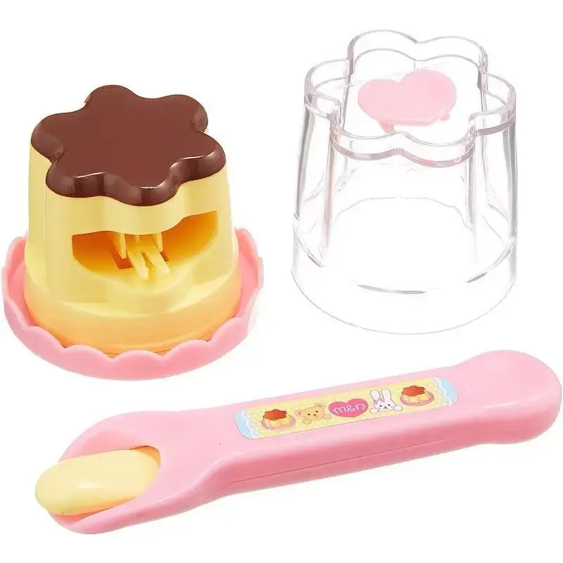 Jelly Strawberry Pudding Set Food Feeding Toy Children'S Play Toy Japan Milu Pudding Pretend Play Feeding Toys