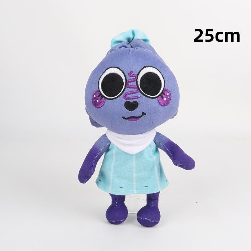 Dandy's World Game Role Pebble Dog Plush Toy Kawaii Cartoon Star-Time Pebble Pretty Present Coal Stuffed Pillow Toy Kids Gifts