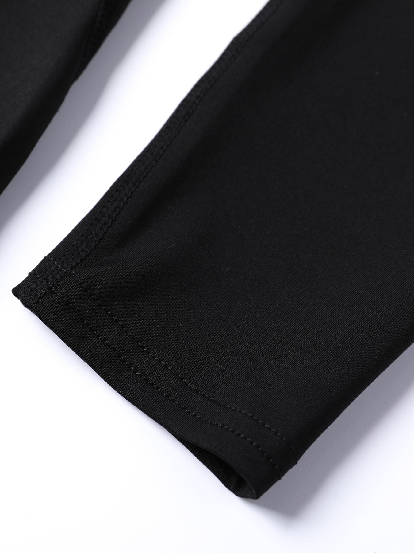 Men's Regular Fit Bullhead Print Raglan Sleeve Tee, Casual Sporty Round Neck Long Sleeve T-shirt for Spring & Fall, Men's Top for Daily Wear Athletic Sports Clothing