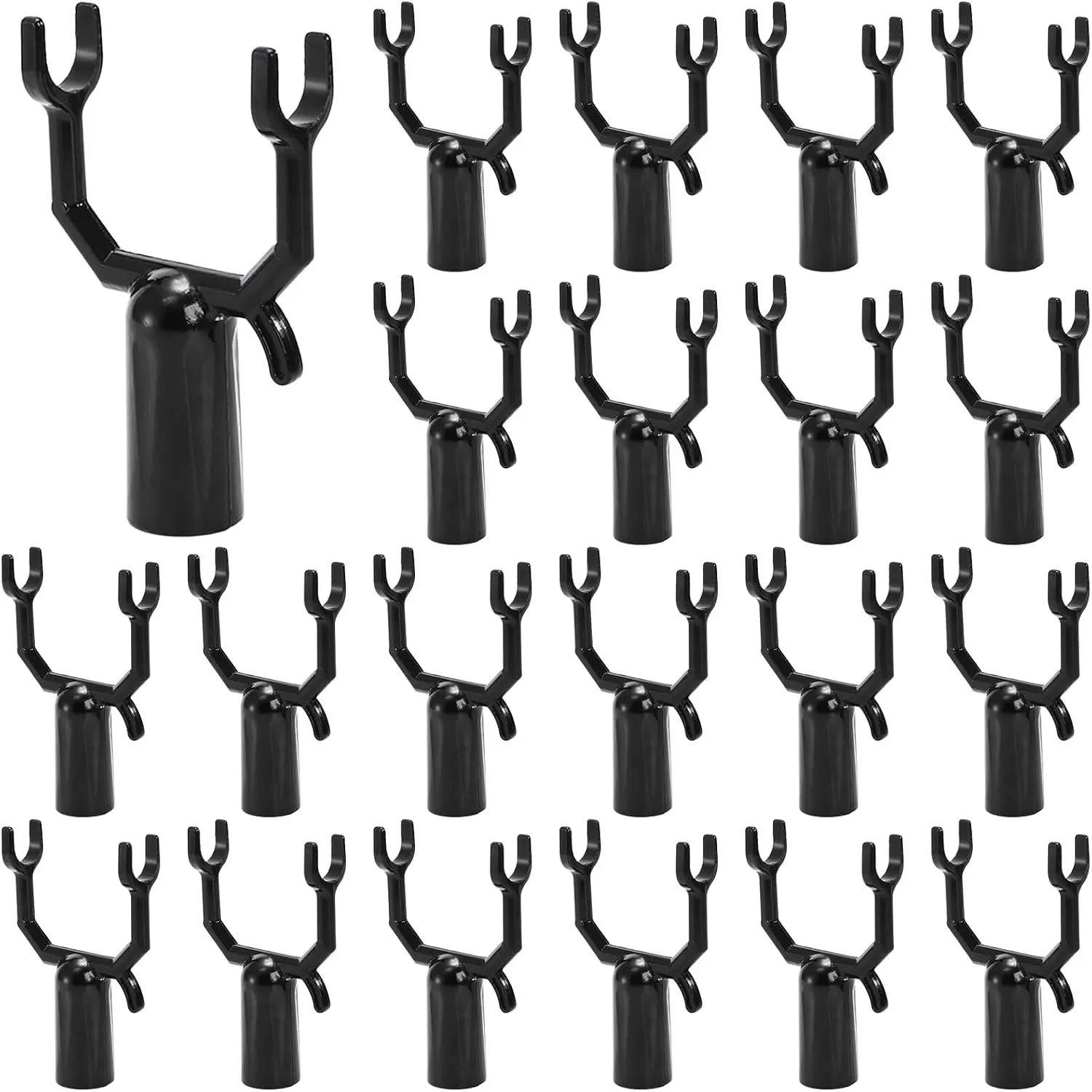 20 Pack Metal Tree Branch Support, Y-Shape Tree Crutch Holders Plant Straightening and Leaning Kit Propping Up Branch Spreaders for Fruit Trees, Garden, Fit 0.75 in Round Pole