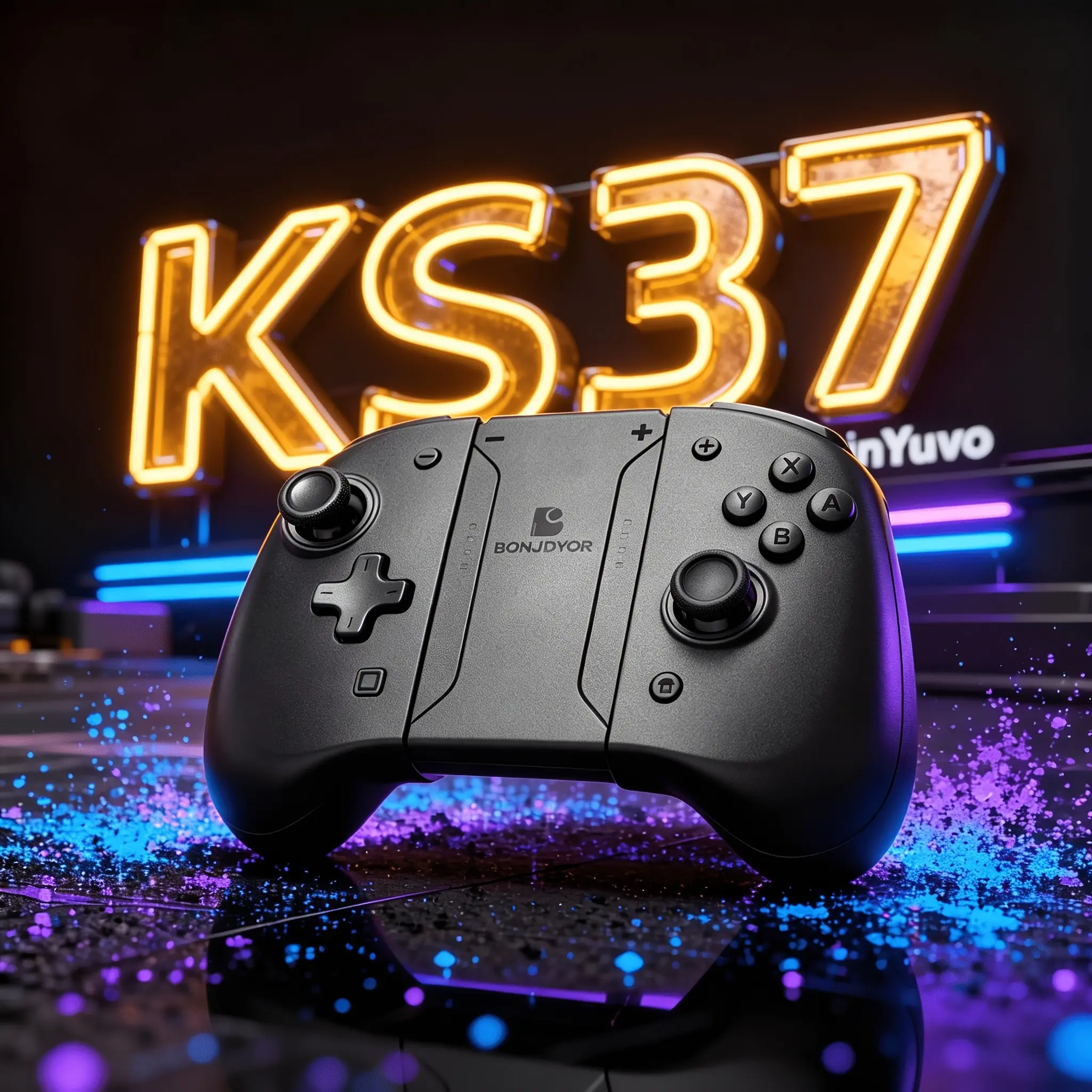 Switch Wireless Controller, RGB Lighting, One-Button Continuous, Capture Button, Macro Functions, 6-Axis Sensor, Programmable Mapping, Long Battery Life