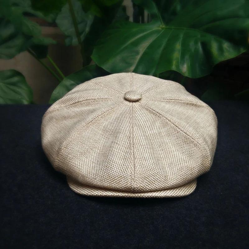 New Beret Hat Gatsby Octagonal Hats Retro British Newsboy Cap Men and Women Outdoor Universal Casual Caps