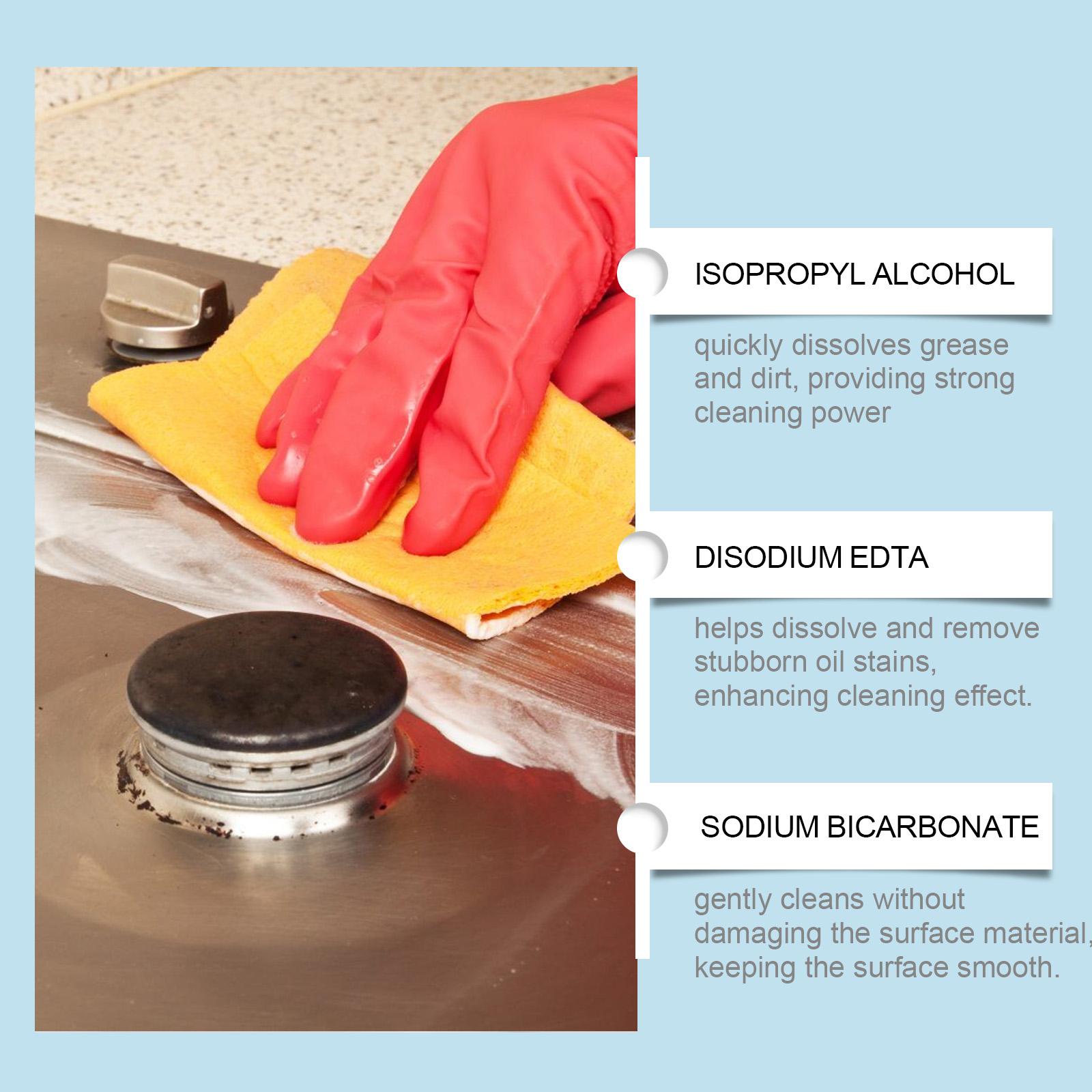 Kitchen grease cleaning tablets, multi-functional for household cleaning and removing grease and grime from kitchen stoves