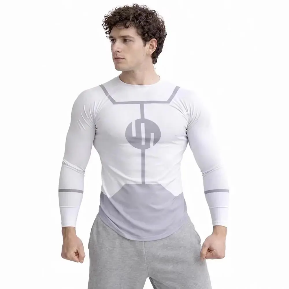 Viltrumite Invincible Cosplay Rash Guard - Men's & Women's Activewear, Gymwear, Gymclothing, Training Shirt, Workout Rash Guard, Long/Short Sleeve BJJ MMA Diving Gym Costume Shirt, Polyester Clothes, Carnival, Cosplay Costume