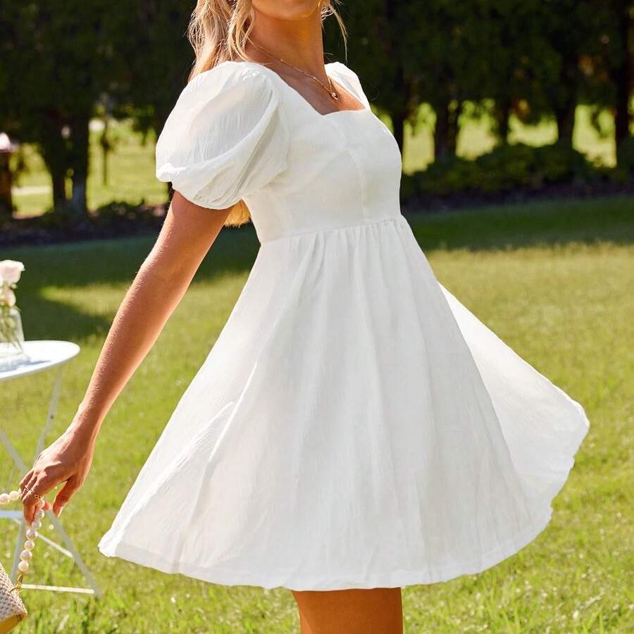 slim fit dress slacks Long Sleeves V Neck White Lace Long Prom Dresses, White Lace Formal Gr –  Eip Collection main image 1