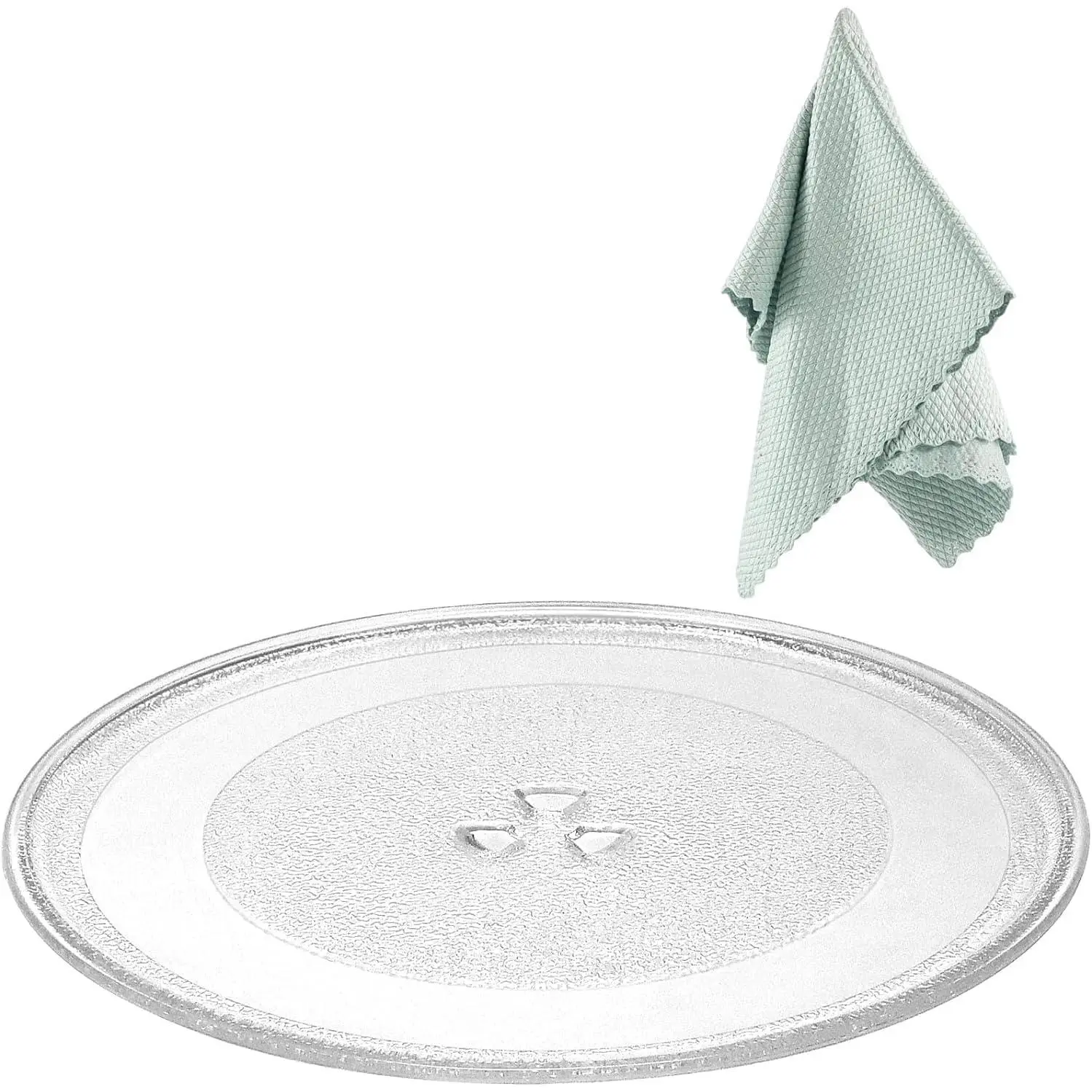 12" W10337247 Microwave Glass Turntable Plate Fit for Whirlpool Microwave Glass Plate - Replace Microwave Glass Tray # W11367904 W10337247 AP6892124