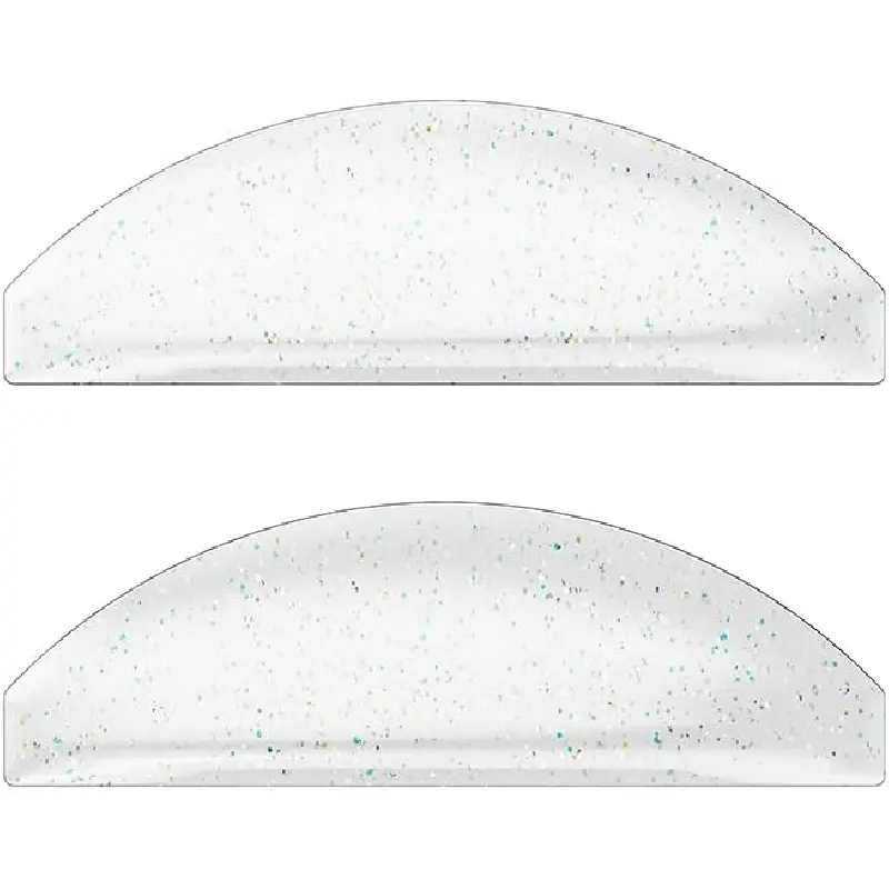 Flat Lash Lift Shields, Korean Lash Lift Pads, 1mm Ultra Thin for NO.1 Perm Only, Eyelash Soften Pads for Salon Use