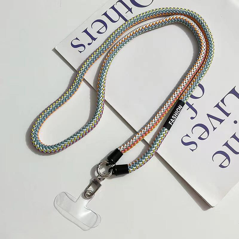Phone Case Universal Slant Lanyard Long Braided Lanyard Neck Detachable Braided Lanyard