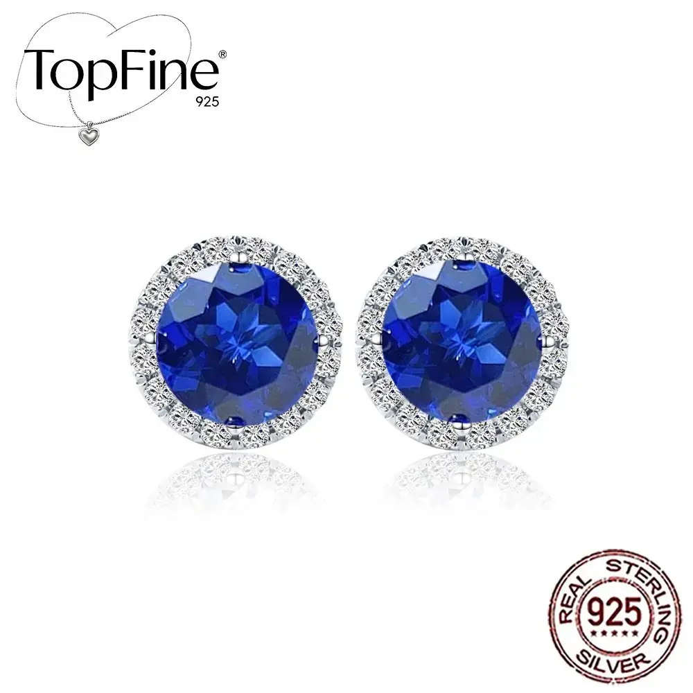 Women'S Elegant Vintage-Inspired Blue Tanzanite Stud Earrings-925 Sterling Silver, Hypoallergenic, 3.14g/0.111oz, Perfect for Weddings, Christmas, Valentine'S Day, Mother'S Day Gifts, Wedding Jewelry | Vintageinspired Earrings | Hypoallergenic Earrin