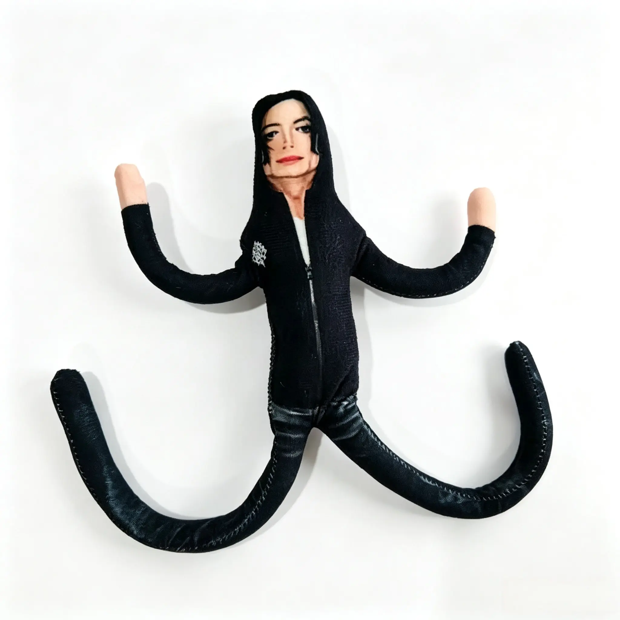 Michael Jackson Cosplay Doll, 1/6 Scale Plush Toy with Jointed Limbs, Room Decor, Music Lover Gift, Soft Stuffed Animal