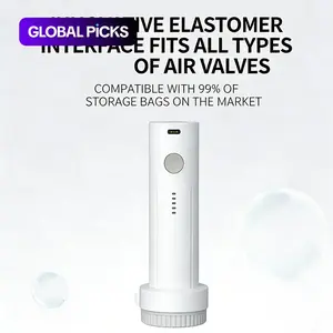 Wireless Electric Vacuum Pump for Storage Bags, Portable USB Rechargeable Sealing & Compression Bag Pump, Travel Organizer Vacuum Pump