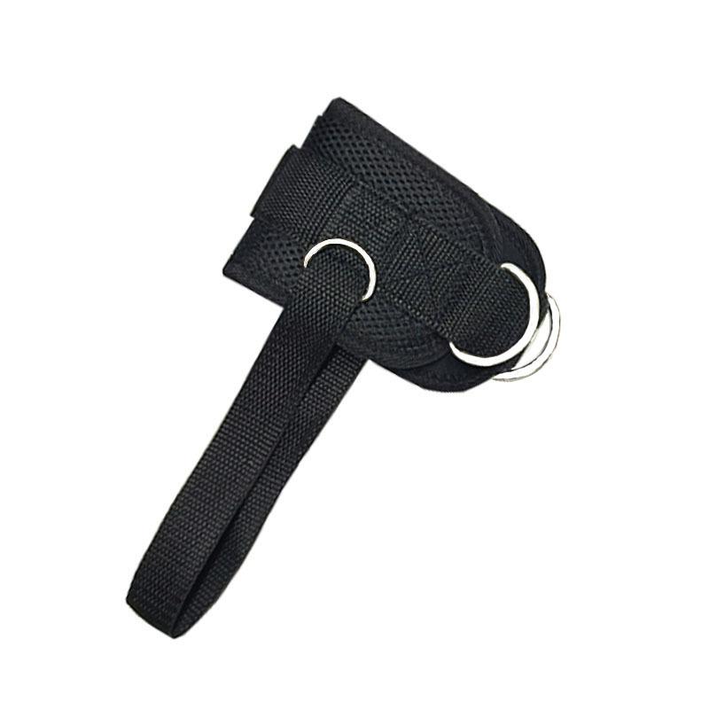 Adjustable four-ring pedal rope ankle strap elastic rope ankle buckle gantry foot buckle ankle strap