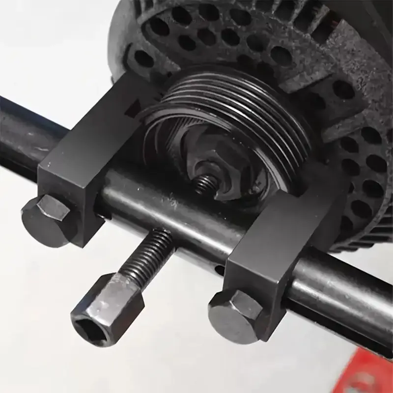 Crankshaft & Power Steering Pump Puller Tool - 2025 Upgraded Heavy Duty Automotive Maintenance Tool with Adjustable Arms, Crankshaft Remover, Automotive Maintenance ToolsXX17ByteBabe