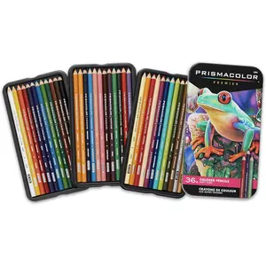 Prismacolor Premier Colored Pencils, Soft Core, Assorted Colors, 36 Count - Durable, Vibrant, Ultra-Smooth, Adult Coloring, Drawing, Sketching, Arts & Crafts