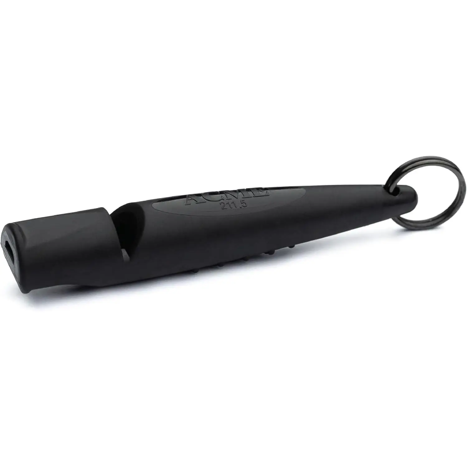 Alpha 211.5 Professional Dog Training Whistle with Enhanced Ergonomic Grip BPA-Free Plastic 110 dBA Long Range Standardized Frequency Weatherproof Made in the UK (Black)