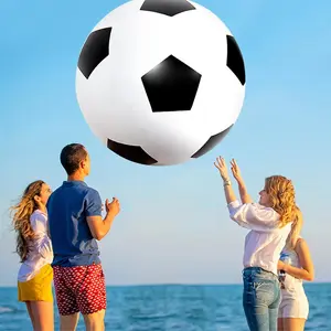 Outdoor beach, grassland, entertainment, inflatable soccer game, environmentally friendly, thickened three color PVC big ball