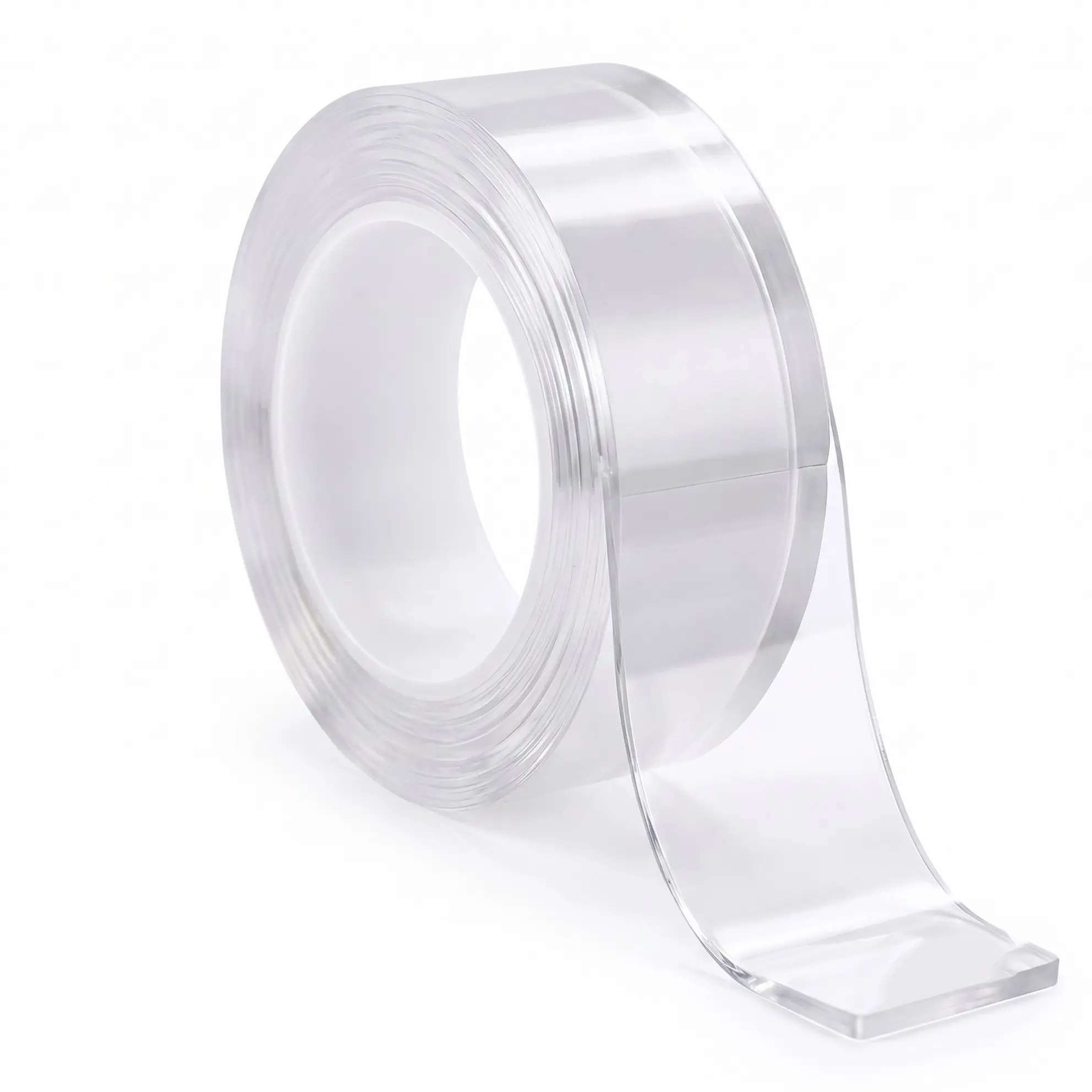 Nanometer Tape Dual-Sided Installation Tape, 0.08 Inch Thick, Multi-Purpose Removable Adhesive Foam Tape, Transparent Material, Home Use