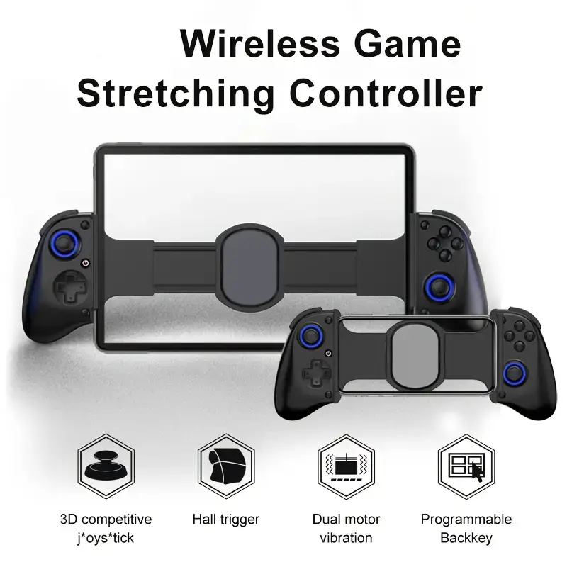 Cell Phone Controller For iPhone/Android/Tablet/iPad/Switch, Play Call of Duty, Roblox, Xbox Cloud, Wireless Bluetooth Mobile Gaming Controller iPhone18 17 16 15 14 13 Samsung Google