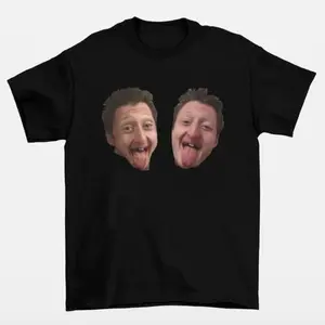 Daniel Larson Goofy Pair Essential T-Shirt Featuring Bold and Playful Design for Casual Wear Cotton Top Menswear Grey