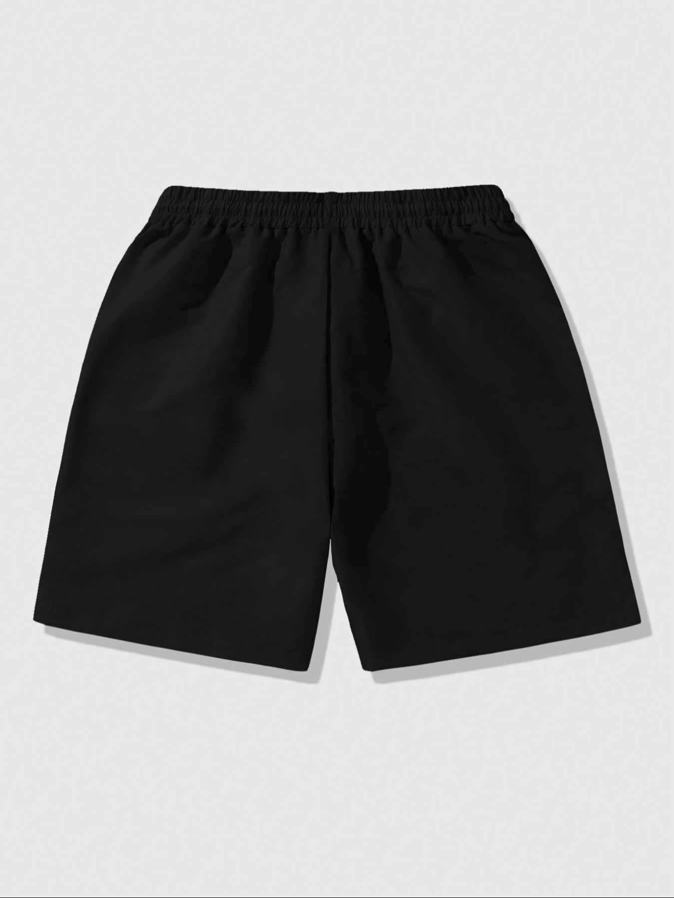 Men's Regular Fit Creative Print Lounge Shorts, Pajama Shorts, Casual Comfy Breathable Shorts for Daily Wear, Men's Sleepwear & Loungewear for All Seasons