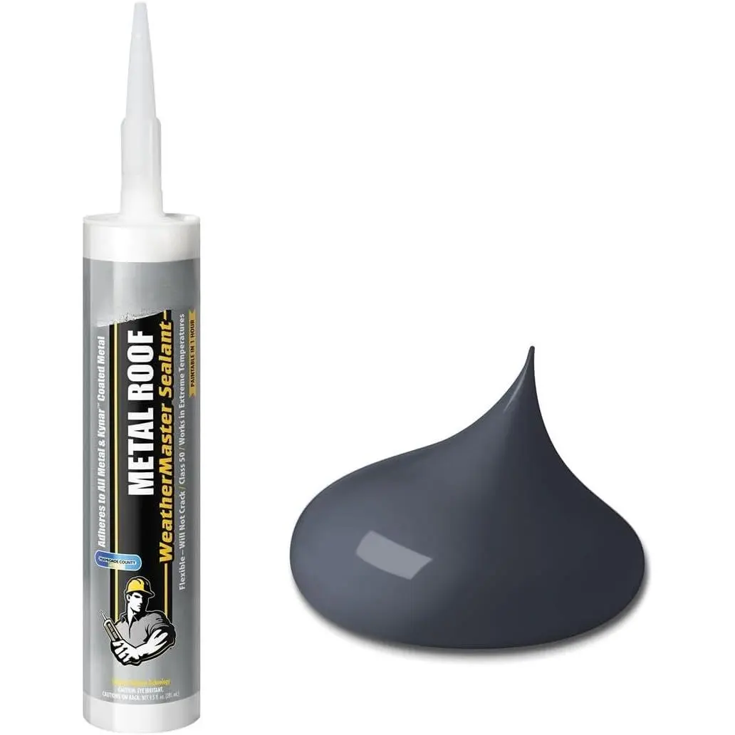 61121 Metal Roof Sealant , 10.1 oz., Black