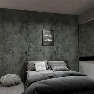 Cement Texture Self-Adhesive Decorative Wallpaper, Industrial Weathered Effect, Waterproof, Easy Clean, Living Room TV Background, Bedroom Decor, Textured Peel And Stick Wallpaper, 40cm*2m