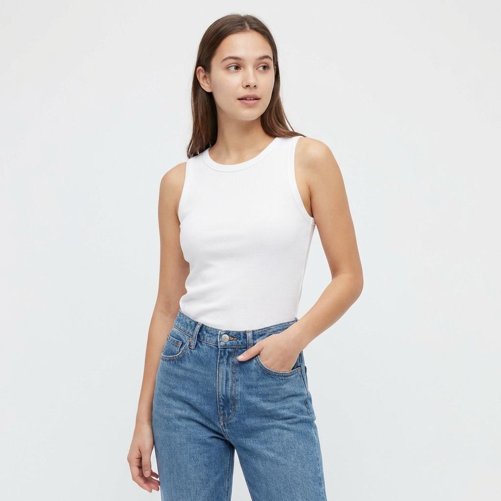 Women's Slim Fit Crop Tank Top