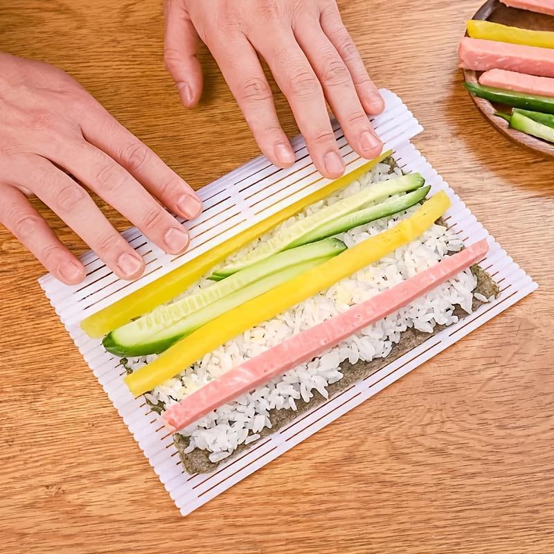 SHAON Sushi Making Molds, Japanese Creative Seaweed Sushi Roll Tools, Nori Rice Ball Molds, Sushi Rolling Mats, Seaweed Dessert Hand Rolls, Suitable for Home, Parties, And Restaurants