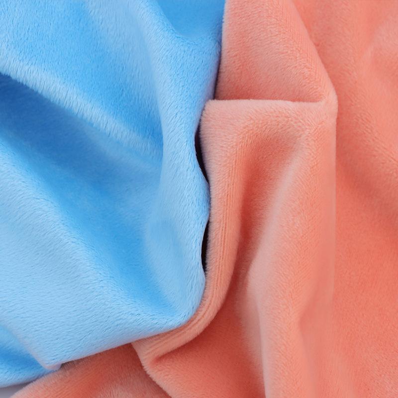 Crystal velvet, crystal super-soft knitted short-pile milk velvet fabric, plush toy and clothing knitted material