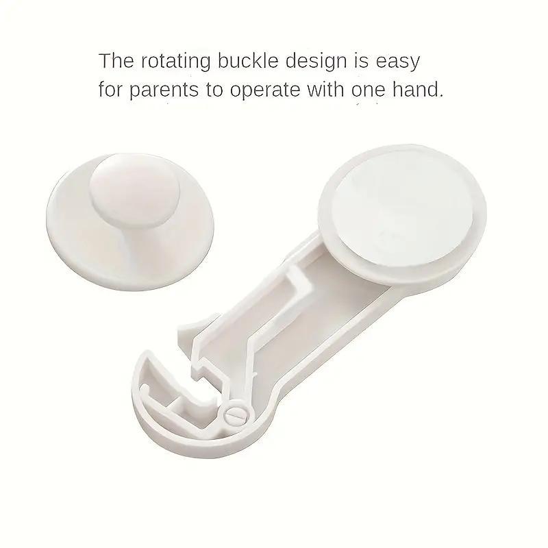 Safety Refrigerator Cabinet Lock, Window Closet Wardrobe Safety Lock,Cabinet Door Locks with Adhesive for Drawer Cupboards Fridge Closet and Pantry